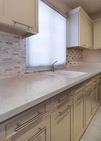 Carrara White Marble Slab — room scene