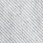 Carrara White Milano Ribbo 12x24 Honed Fluted Marble Wall Tile — isometric scale view