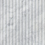 Carrara White Milano Ribbo 12x24 Honed Fluted Marble Wall Tile — clean product view