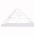 Carrara White 5x30 Single Hollywood Polished Engineered Marble Threshold product view
