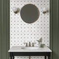 Casa 17x17 Matte Porcelain Tile installed room scene