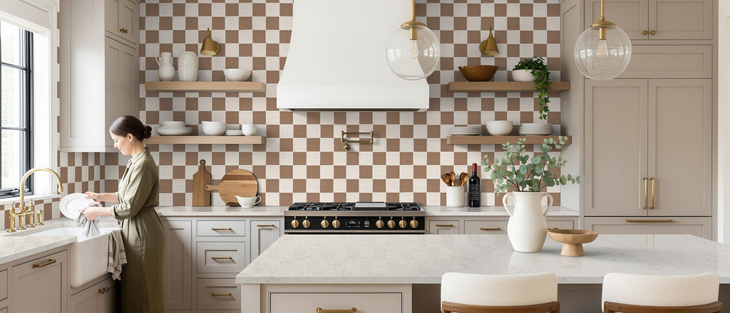 Cashmere Taj quartz — room scene