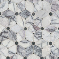 Cecily Lilac Polished Marble Mosaic — clean product view — color Lilac