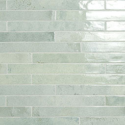 Flamenco 2x18 Glossy Porcelain Tile surface detail