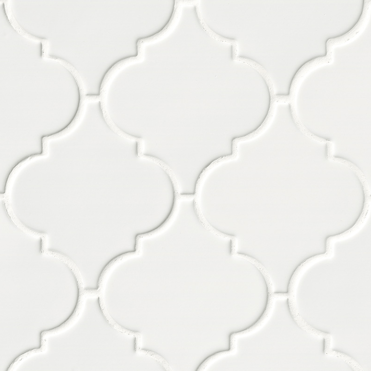 Highland Park Glossy Ceramic Arabesque Mosaic — clean product view