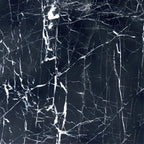 China Black With Vein Polished Marble Tile surface detail