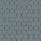 Cielo Azul 1.5-inch Hexagon Glossy Porcelain Mosaic — clean product view — color Azul