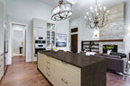 Coffee Brown Granite Slab — room scene
