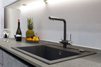 Colonial Ice Granite Slab — room scene