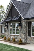 Colorado Springs Rockmount Stone Veneer Corner - installed example (representative)