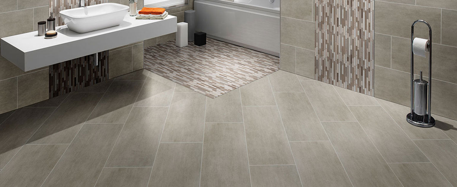 Gridscale 12x24 Matte Concrete-Look Ceramic Tile product view