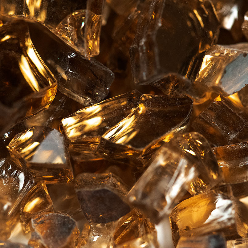 Copper Brown Fire Glass - product detail (representative)