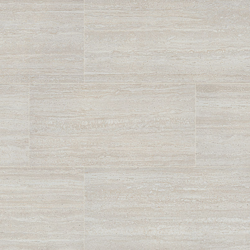 Cordova 24x48 TileTouch Matte Porcelain Wall Tile — clean product view — color Lablanca