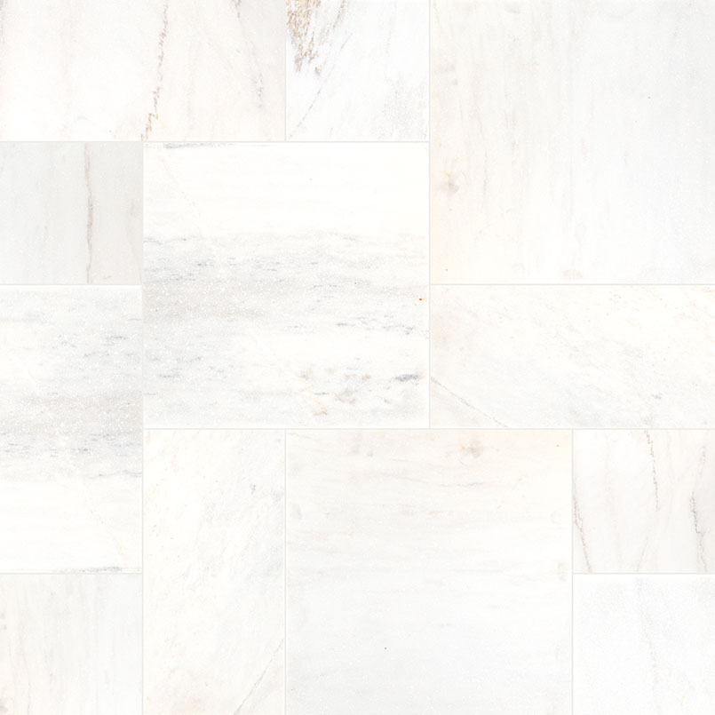 Cosmic White Natural Stone Paver - product detail (representative)