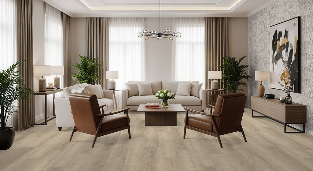 Cottonwood White Terrado Stone Veneer Corner - installed example (representative)