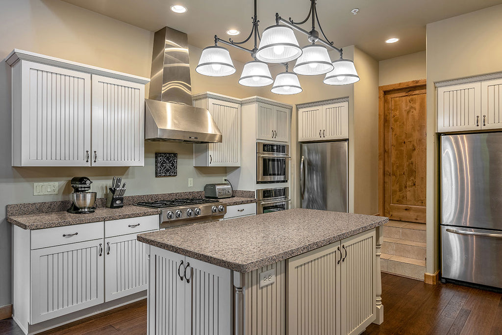 Crema Caramel Granite Slab — room scene