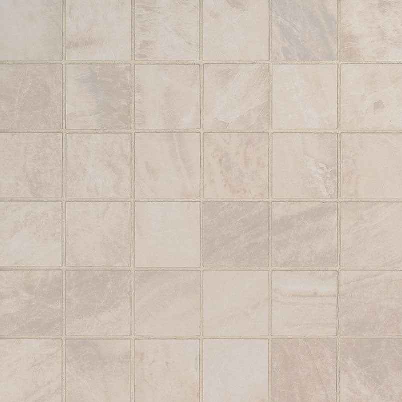 Praia 2x2 Matte Porcelain Mosaic — clean product view — color Crema