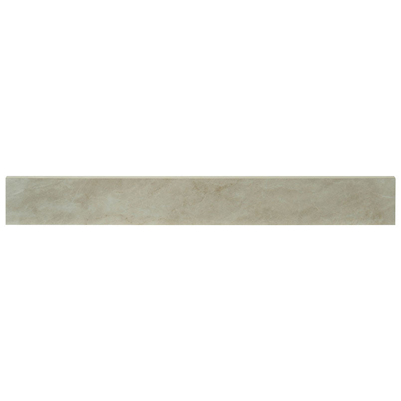 Praia 3x24 Porcelain Bullnose Trim — clean product view — color Crema