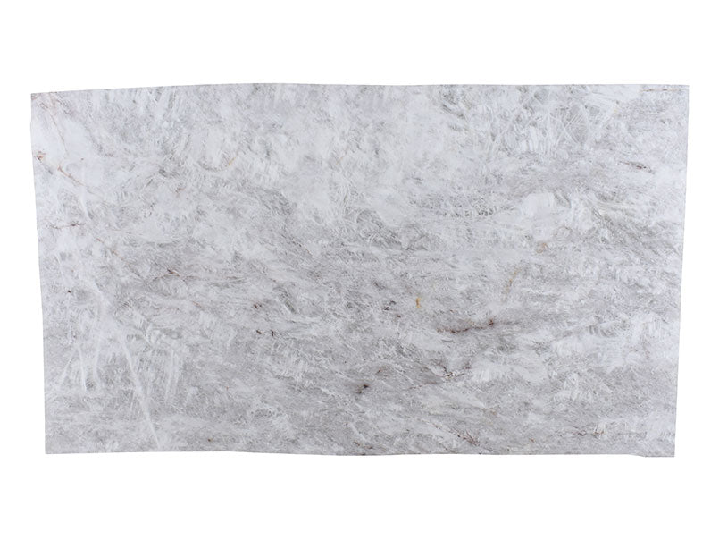 Cristallo Quartzite Slab — representative full slab