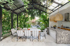 Delicatus White Granite Slab — room scene