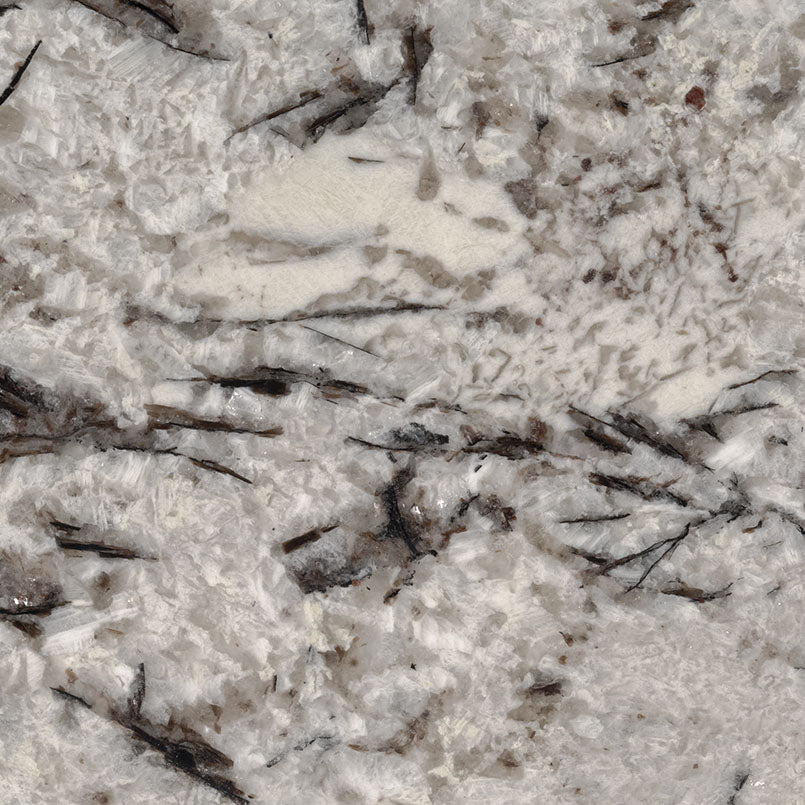 Delicatus White Granite Slab — detail