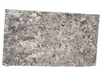 Delicatus White Granite Slab — representative full slab