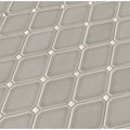 Highland Park Dove Gray Diamond Glossy Ceramic Mosaic product view