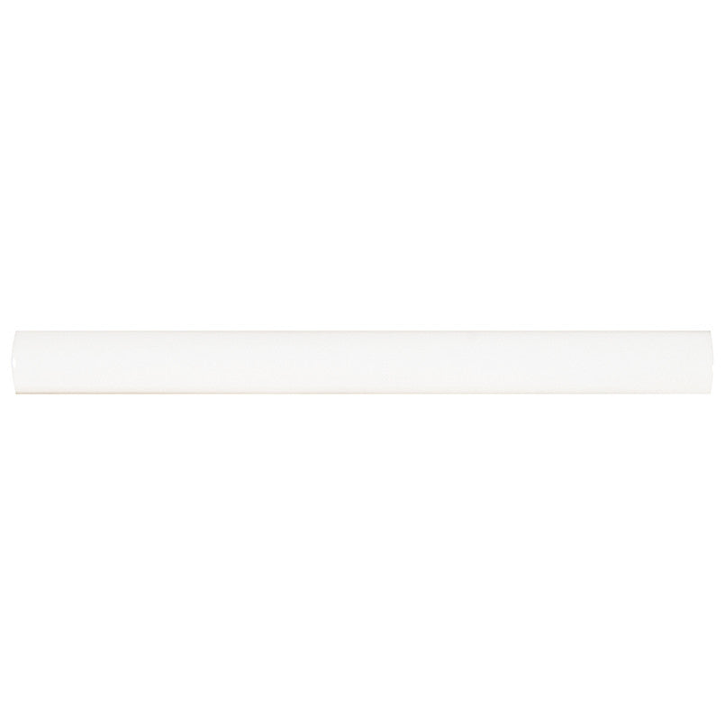 Highland Park 5/8x6 Glossy Ceramic Quarter Round — clean product view — color Dove Gray