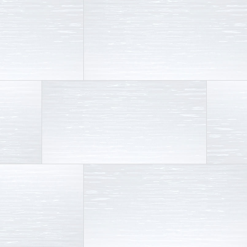 Dymo 12x24 Glossy Ceramic Wall Tile — clean product view — color Stripe White