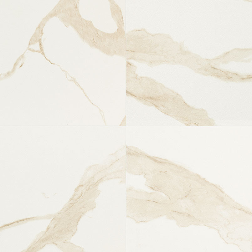 Eden Calacatta Field Tile, supplier illustration (NEDECAL2424P)