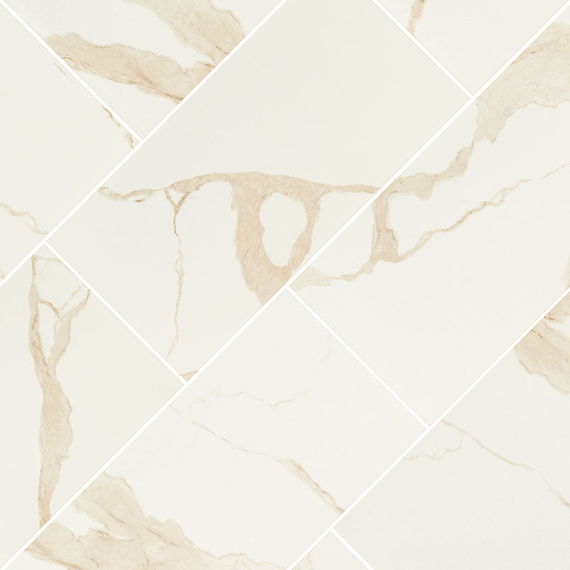 Eden Calacatta field tile — angled surface illustration, supplier image 7; not a scale reference