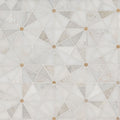 Elegante Pinwheel Gold Stone and Metal Mosaic — clean product view