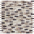 Emperador Splitface Marble Mosaic product view