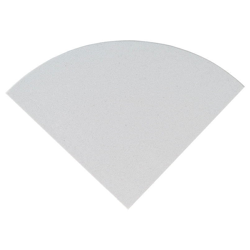 White 9-inch Corner Shelf — clean product view