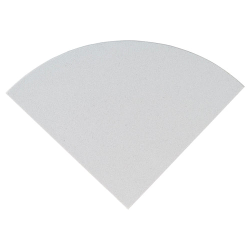 White 9-inch Corner Shelf — clean product view