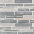 Evita Ice Interlocking 8mm Glass and Stone Mosaic — clean product view