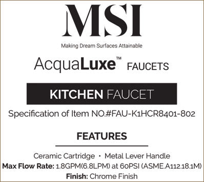 Single-Handle Kitchen Faucet 802 Chrome product view