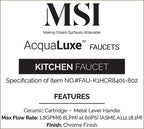 Single-Handle Kitchen Faucet 802 Chrome product view