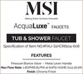 Single-Handle Shower and Tub Faucet 608 Chrome product view