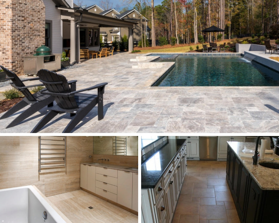 Roman Vein Cut 12x24 Travertine Tile product view
