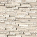 White Quarry Splitface 10mm Marble Mosaic — additional product image