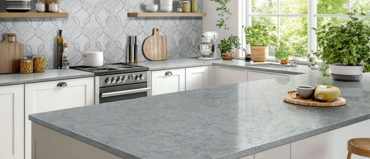 Galant Gray quartz — room scene