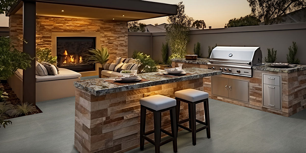 Desert Beach Granite Slab — room scene