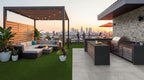 Nero Mist Granite Slab — room scene