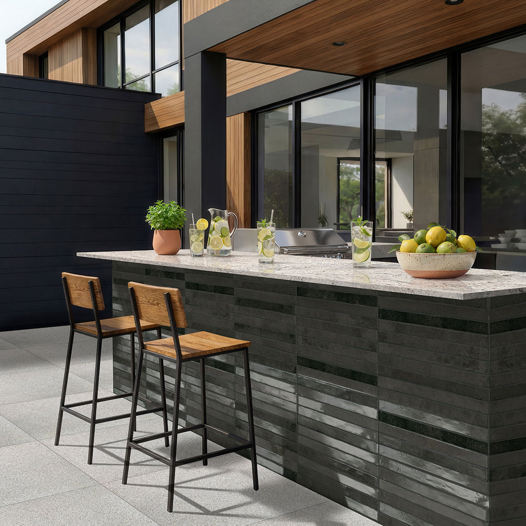 Salinas White Granite Slab — room scene