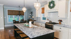 White Ice Granite Slab — room scene