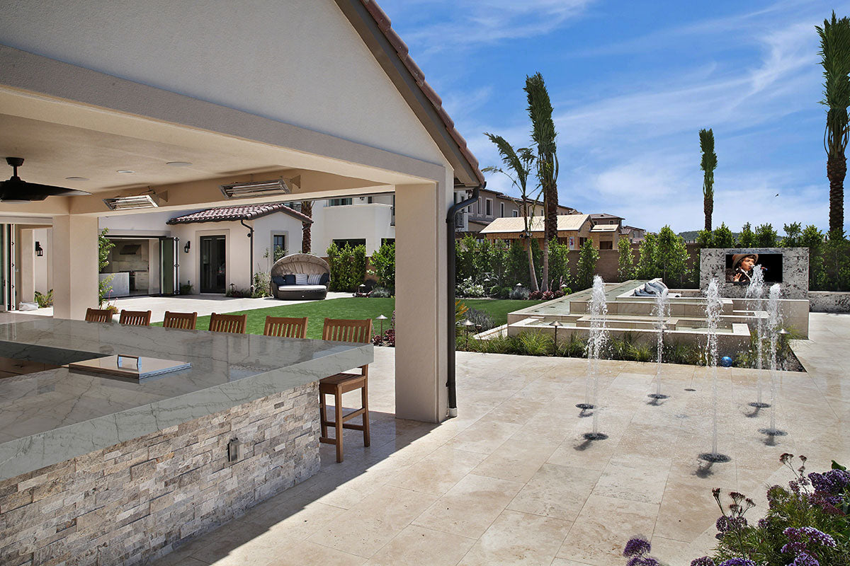 Gray Canyon Quartzite Slab — room scene