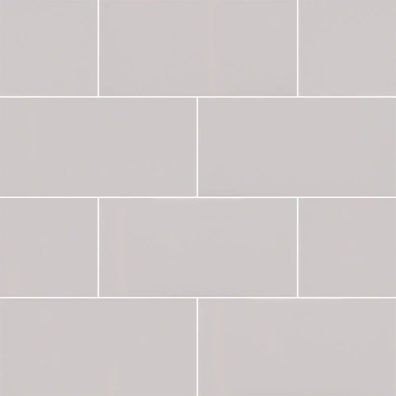 Domino Glossy Ceramic Wall Tile — clean product view — color Gray