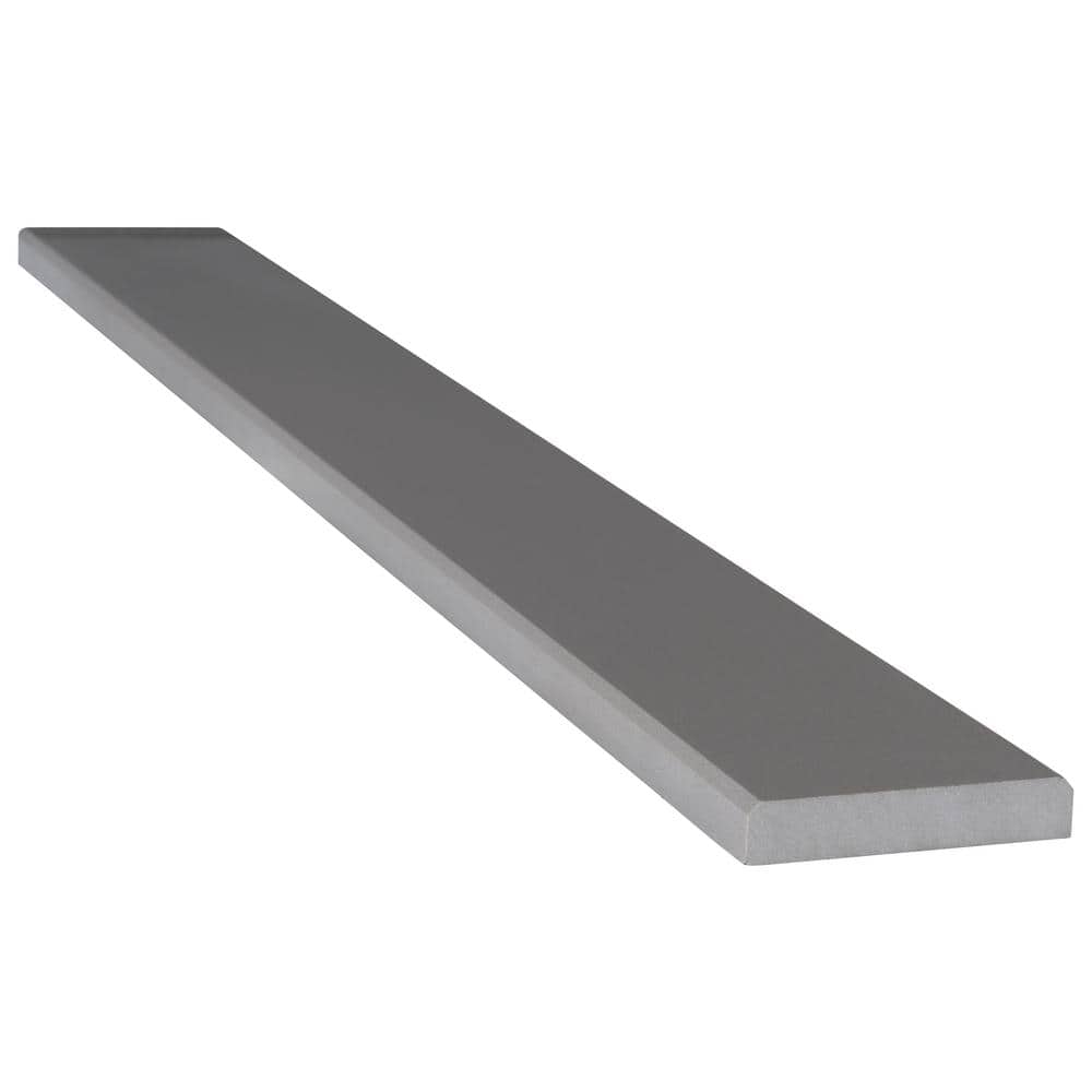 Gray Double-Bevel Threshold — clean product view