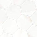 Greecian White 8-inch Hexagon Polished Marble Tile product view